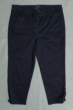Talbots Women's Pants The Perfect Skimmer Dark Navy Size 8 32" x 23" 