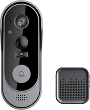 Video Doorbell with Camera and Chime, 2-Way Audio, Outdoor Security, Instant Ale