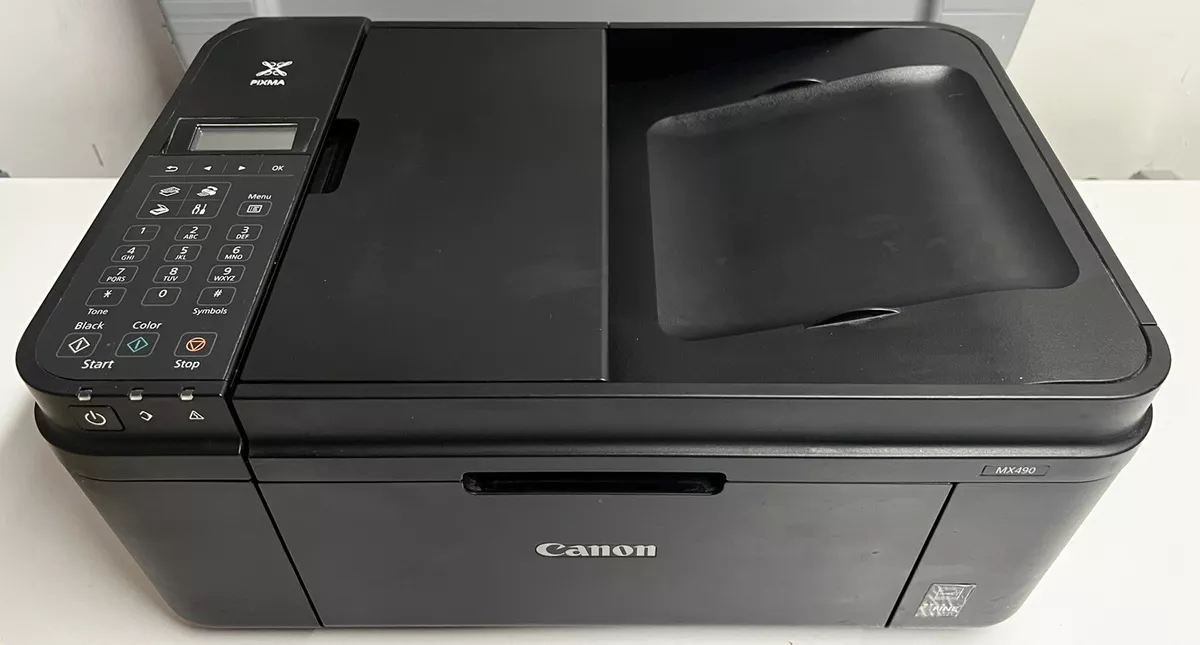 Canon Pixma MX490 All-In-One InkJet Printer Tested/Works Scanner