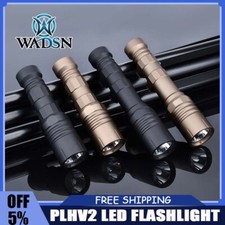 Tactical Metal PLHV2 Flashlight LED1000 Lumen Weapon Light Fit 20mm Rail Airsoft