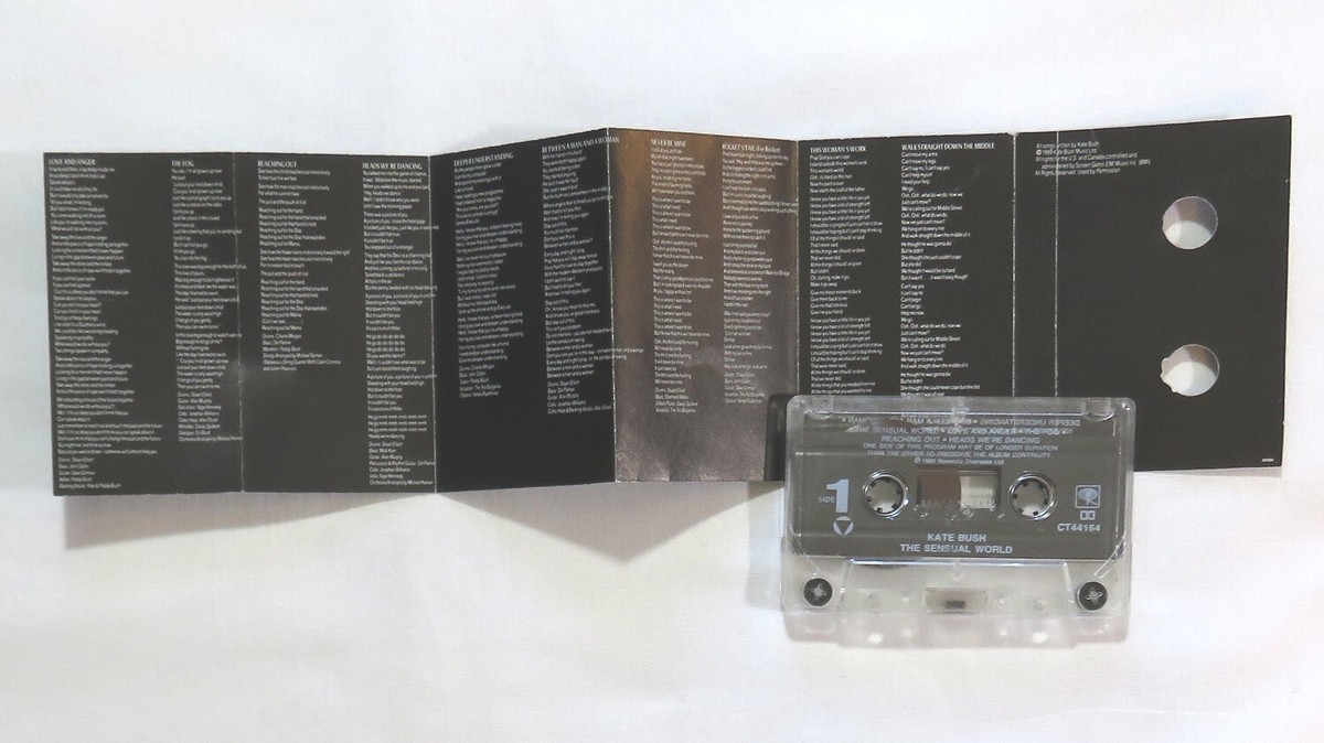 Kate Bush The Sensual World Cassette Tape 1989 80's Press | eBay