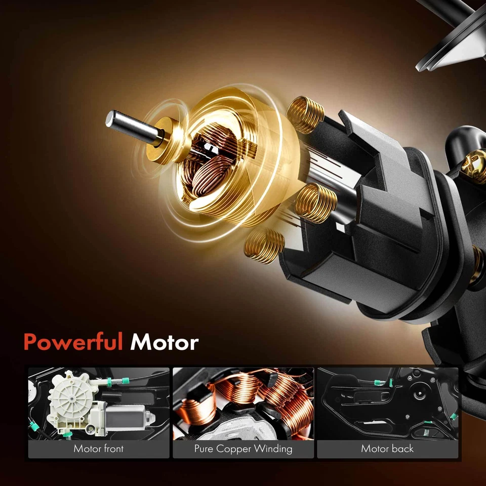 Регулятор стекла с двигателем передний пассажирский правый для BMW 740i 740iL 750iL 1995-2001 - Изображение 4 из 4