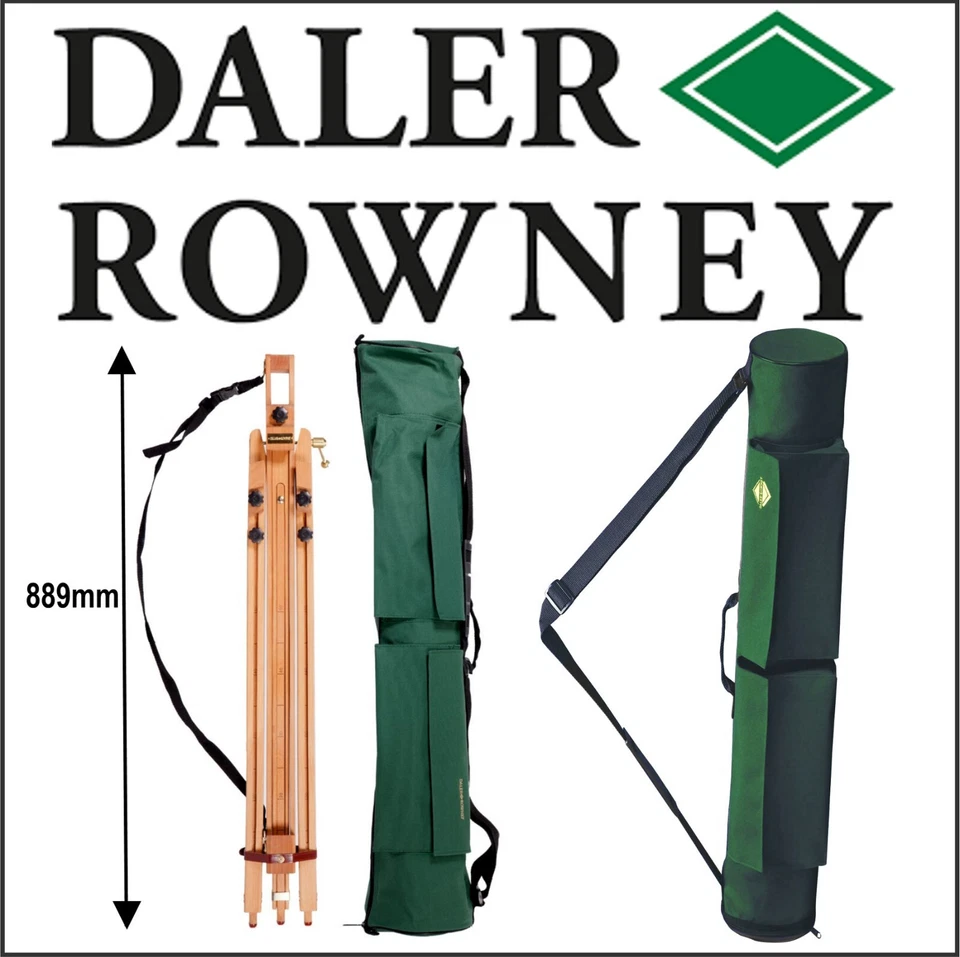 Caballete de campo para artistas Daler Rowney bolsa de transporte dibujo pintura arte herramientas Foto 3 de 4