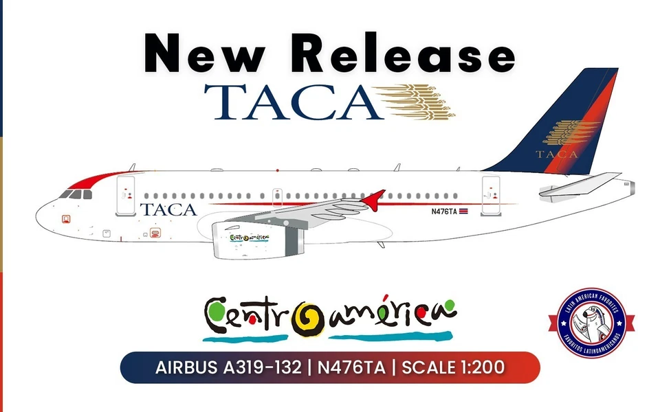 Taca / Airbus A319 / N476TA / EAV-A319-476 / 1:200 Foto 4 de 4