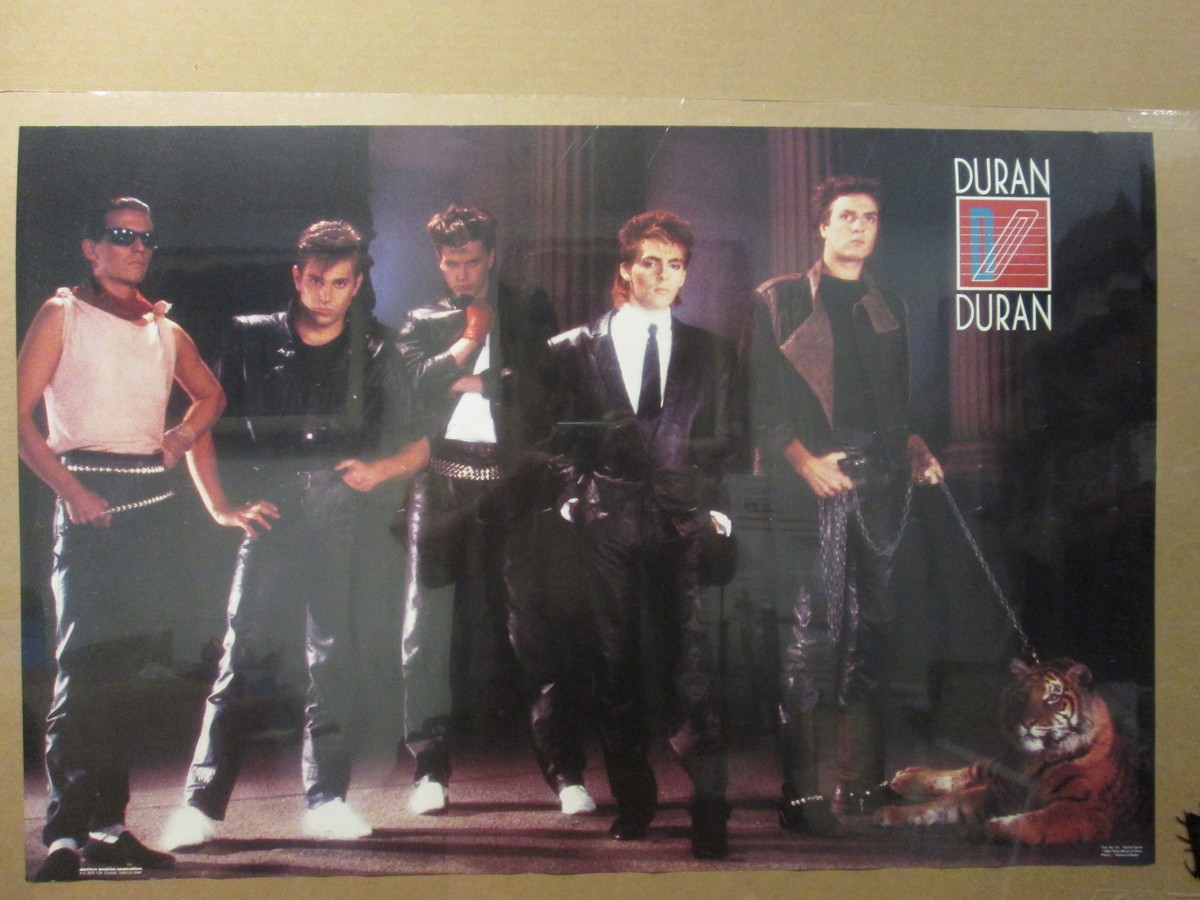 Vintage Rock and roll Duran Duran poster 1984 6985 | eBay
