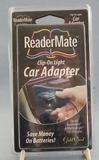 ReaderMate Clip-On-Light Car Adapter #37352 Gold Crest Mighty Bright New