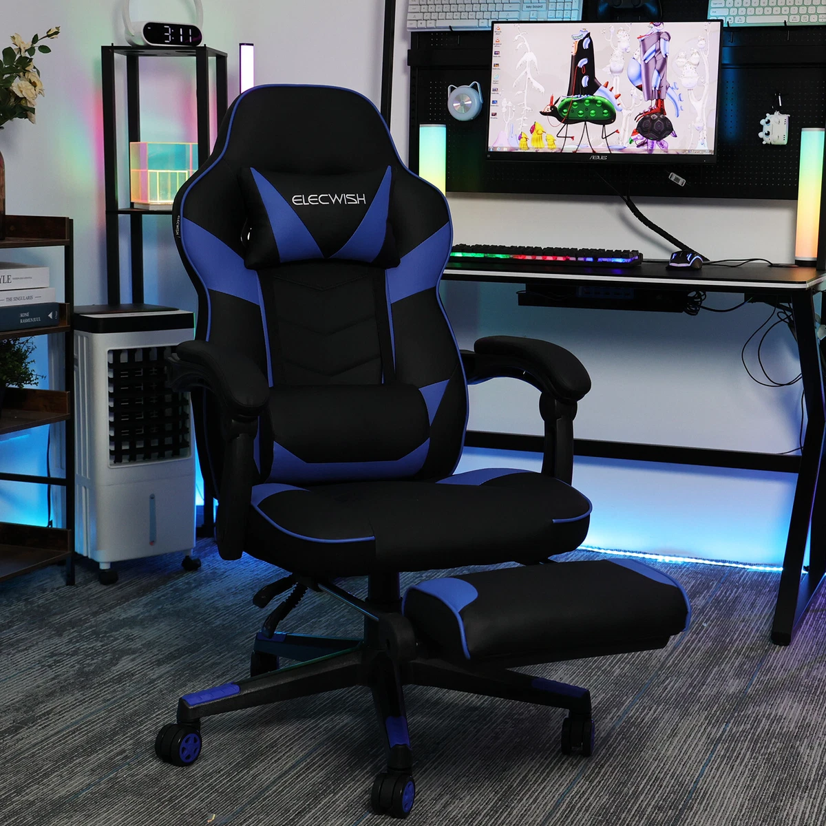 Gaming chair deals and table set
