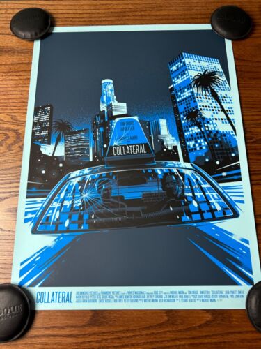 Thomas Walker - Collateral Blacklight Movie Poster Art Print BNG | Mondo - Afbeelding 1 van 6