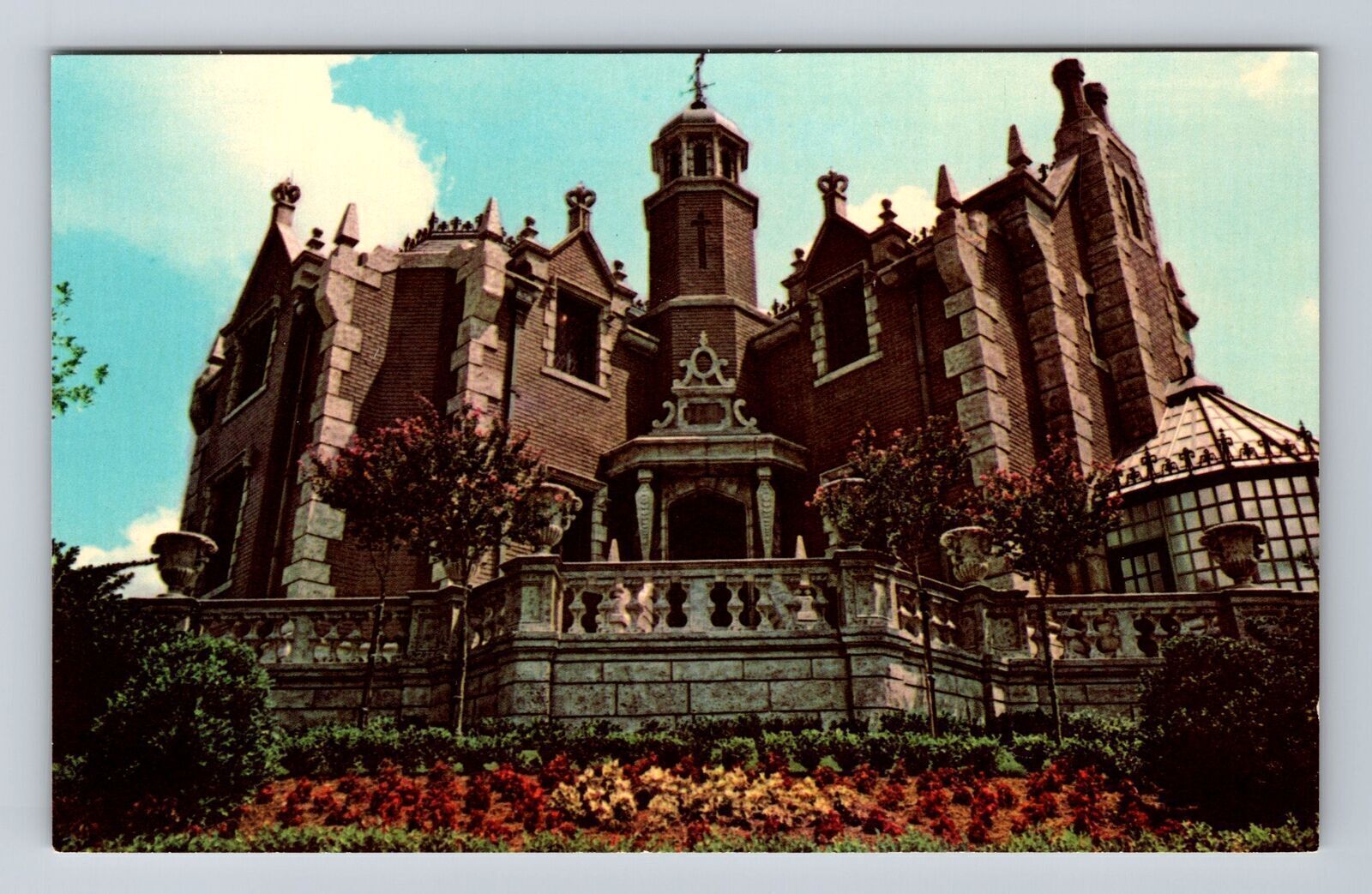 Vintage Walt Disney World Haunted Mansion Postcard Orlando Florida