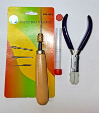 Bead reamer  flat nylon jaw pliers