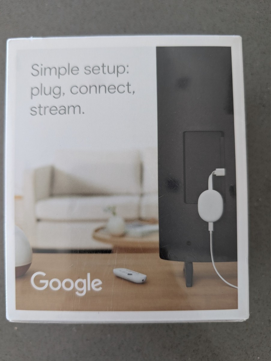 Google Chromecast with Google TV 4K UHD Media Streamer