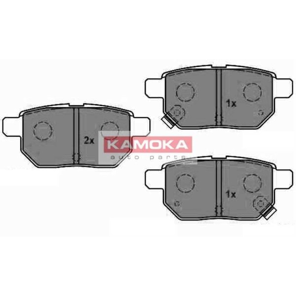 Kamoka BremsbeläGe Bremsbelegsatz Hinten FüR Toyota Yaris Auris Lexus CT-image
