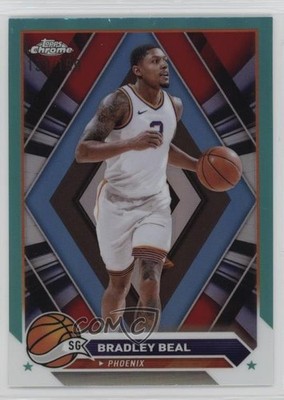 2023-24 Topps Chrome Aqua Refractor 158/199 Bradley Beal #108 0f7h