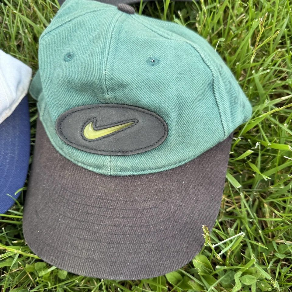 Lote De 9 Sombreros Nike De Colección Correa SnapBack Trasera Ajustados Lana Pana Años 90 EE. UU. Foto 3 de 4