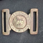 antique ww1 belt buckle- collectable amry military metal detective find