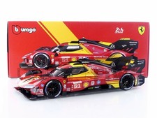 BBURAGO 1/18 - FERRARI 499P 3.0L TURBO V6 - 3RD 24H LE MANS 2024 16305-51