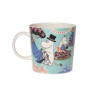Set of 2 ARABIA Moomin Mug 2026 SIMPLE JOY Blue Japan Limited