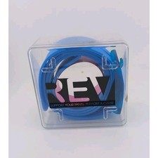 Rev Bright Blue Rubber Belt Cut To Size Support Your Pants Cause New 48"