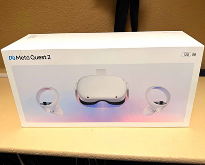 Meta Quest 2 Standalone VR Headset 128GB 120 Hz Refresh Rate White
