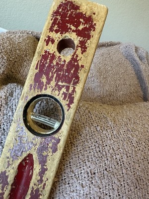 Red Vintage 24  Empire Wood Bound Level - Made in USA