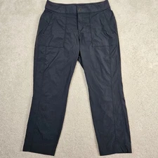 Athleta Trekkie North Ankle Pants Dark Grey Size 8 Nylon Blend Travel Hiking