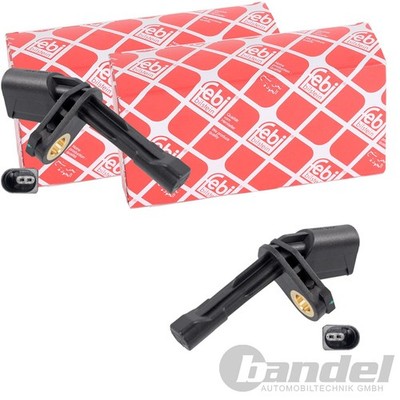 2X FEBI BILSTEIN ABS-SENSOR RADDREHZAL HINTEN PASSEND FÜR AUDI A1 A3 Q3 TT SEAT