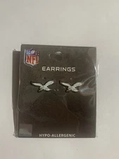 Philadelphia Eagles NFL Post Retro White Eagles Official Earrings