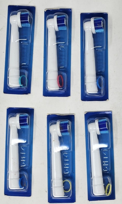 Oral-B Power Tip Replacement Toothbrush Head Interproximal Cleaning * LOT OF 6 *