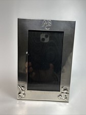 Rare Tiffany Co Spain Sterling Silver ABC Teddy Bear Picture Frame 6x4