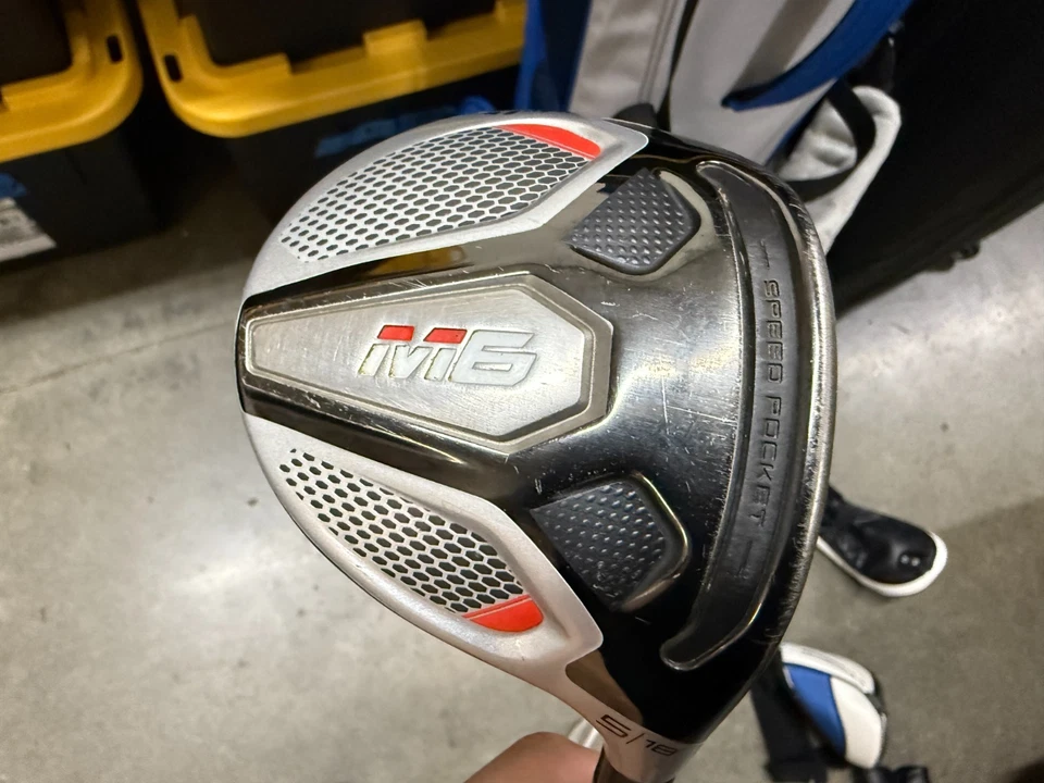 Madera TaylorMade M6 Fairway 5 (loft de 18 grados). "Fujikura FW 6S Flex 40""" Foto 2 de 4