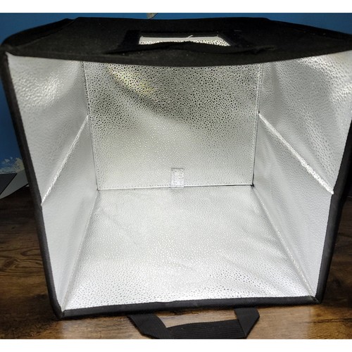 Glendan 12x12x12 Leuchtkasten mit verstellbarer Beleuchtung ~ mehrere Hintergründe
