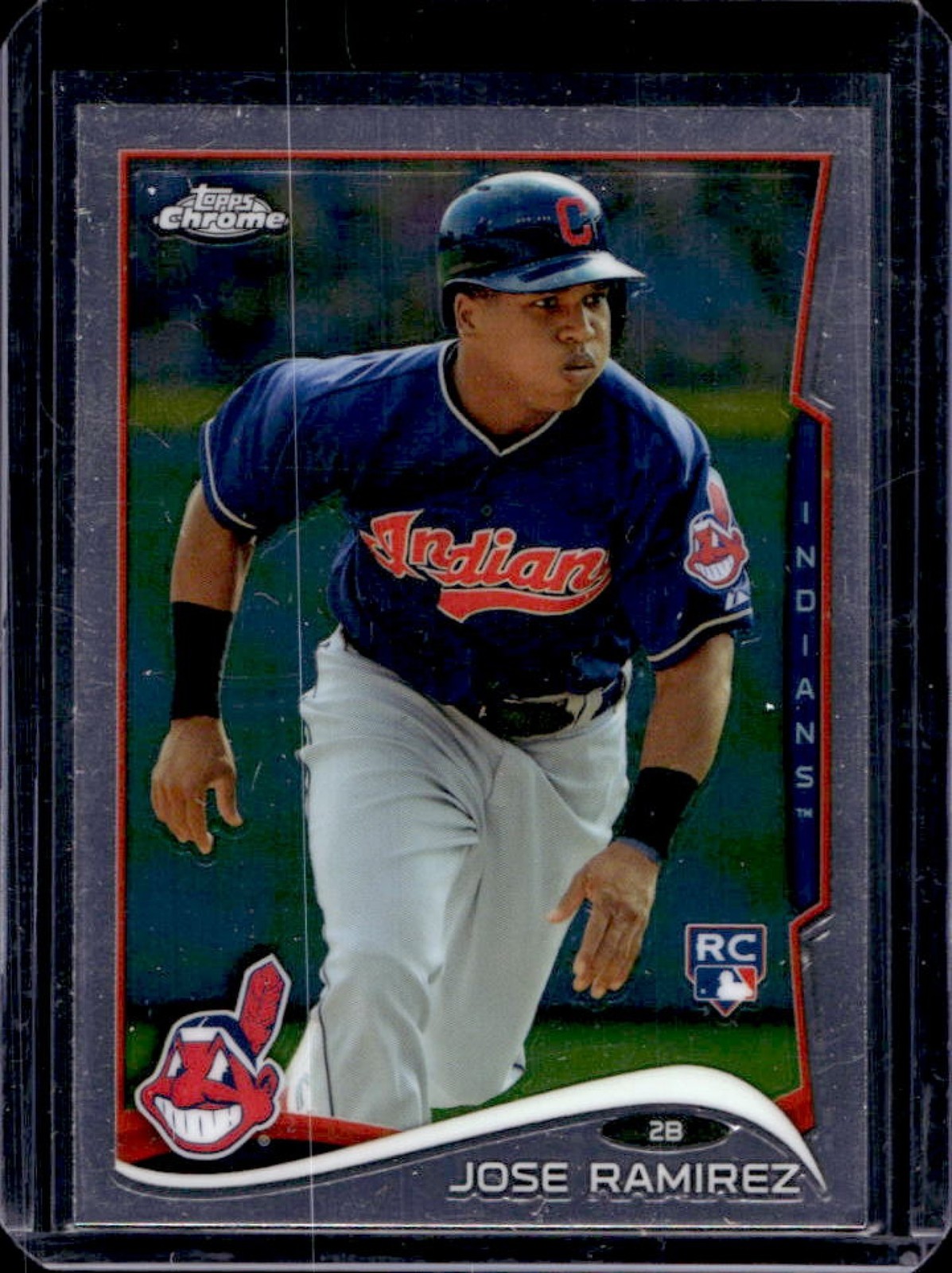 2014 Topps Chrome Jose Ramirez RC Rookie #45 Indians