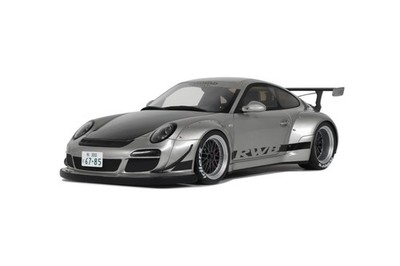 Porsche 911 997 Rwb Abu Dhabi silver silber 2024 GT SPIRIT GT483 1:18
