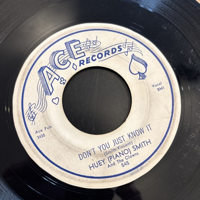 #ad Huey Piano Smith High Blood Pressure Don#x27;t You Just Know It Ace 45rpm 7” $8.00
