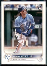 2022 Topps Update Bobby Witt Jr. RC #US100 Kansas City Royals