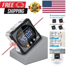 Digital Angle Finder with Electronic Laser - 4-side Strong Magnetic Angle Gau...