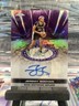 2025-26 Topps Chrome Basketball Jeremy Sochan Purple Auto 2/75 #TAU-JSO Spurs