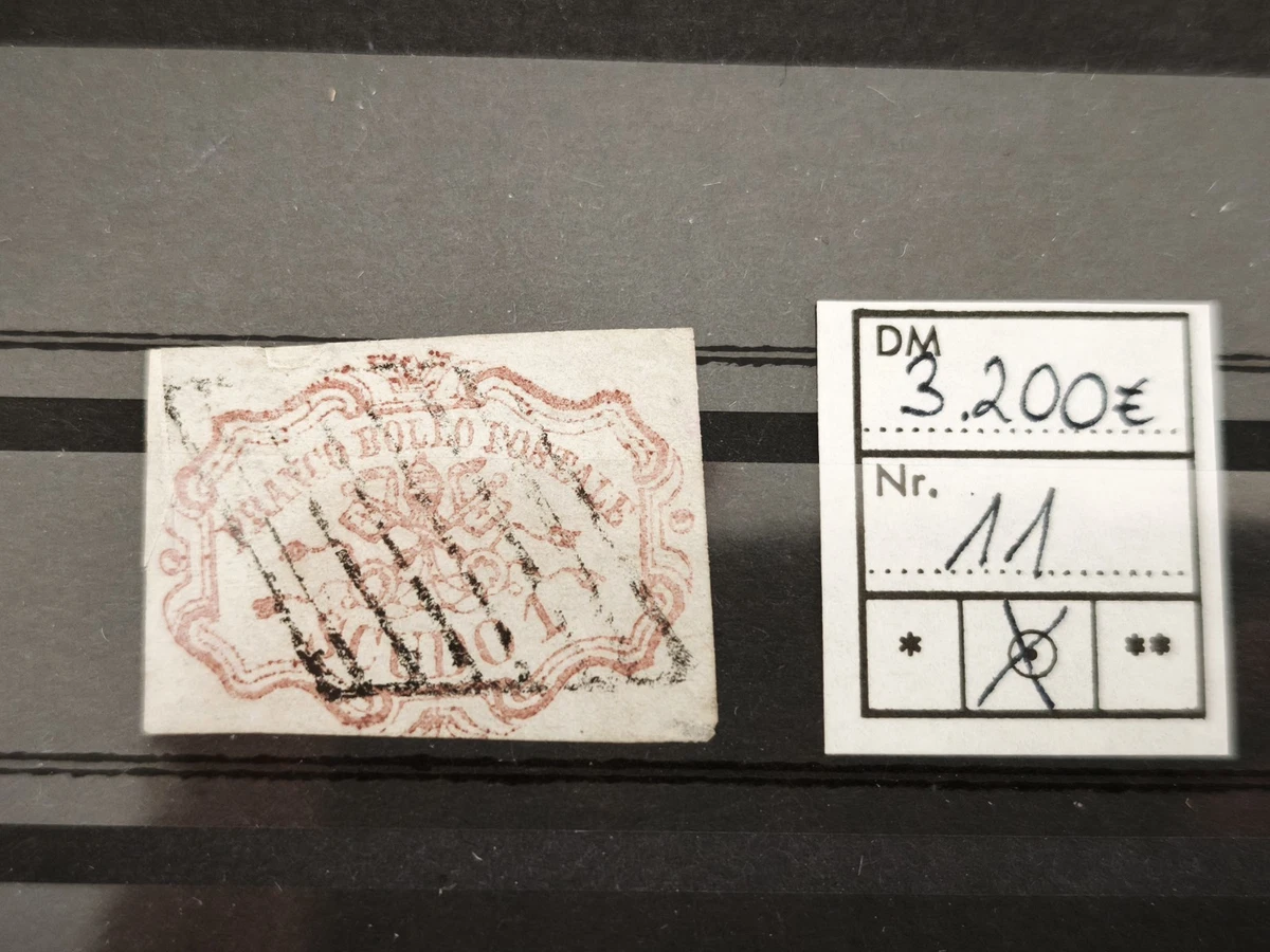 Altitalen Kirchenstaat MiNr. 11, gestempelt