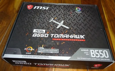 MSI MAG B550 TOMAHAWK AMD Ryzen Socket AM4 ATX Gaming Motherboard 3rd Gen...NEW