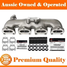 Genuine Exhaust Manifold, Gasket&Stud Kit For Mitsubishi Pajero 4M41 3.2L