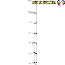 Sturdy Garage Sports Ball Rack Holds 7 Balls Space Saving Easy Installation New