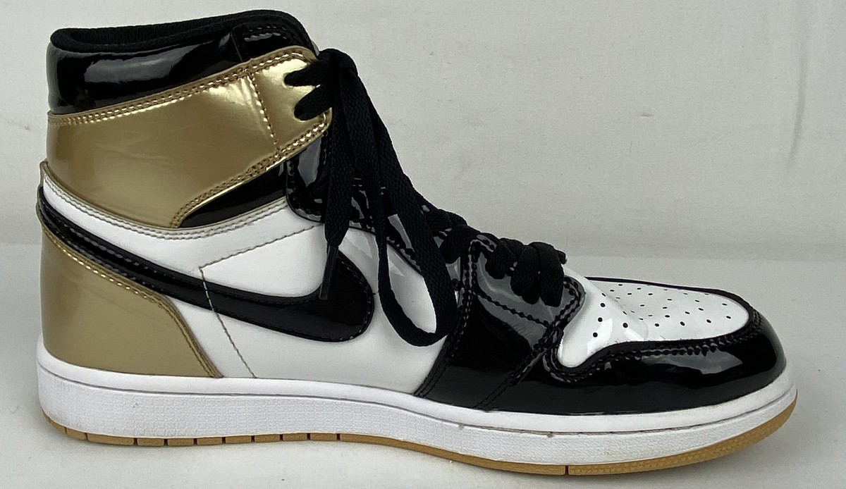 Nike Air Jordan 1 Retro High OG NRG 9 Top 3 Black Metallic Gold