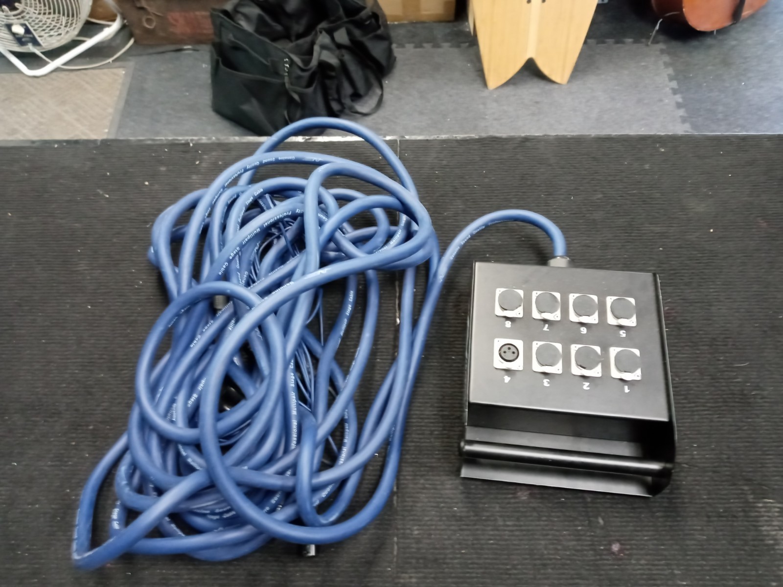 AV LINK 50 Foot 8-channel Flat XLR Snake and Stage Box | eBay