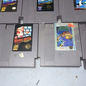 Nintendo NES Game Lot of 6: Pinball, Gyromite, Super Mario, Duck Hunt
