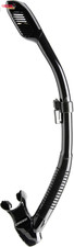Cressi Adult Diving Dry Snorkel with Splash Guard and Top Valve - Supernova Dry: