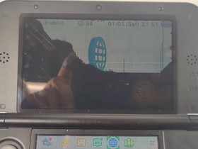 FOR REPAIR - Nintendo 3DS XL EUR Europe - Broken Top Screen