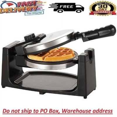 Belgian Waffle Maker Commercial Double Waring Breakfast Iron Kitchen Heavy New