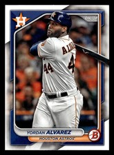 Yordan Alvarez 2024 Bowman #53 Houston Astros