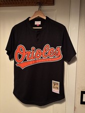 1997 Cal Ripken Jr #8 Orioles Mens Mitchell & Ness Authentic Batting Jersey (S)