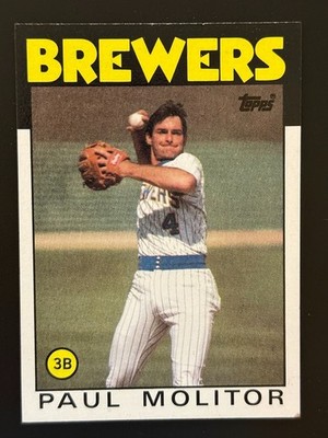 1986 Topps MILWAUKEE BREWERS | Choose Your Card | Free Ship | Buy 4 + 2 Free